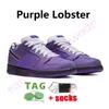 Designer Factory_footwear Low OG Mens Running Shoes Orange Purple Lobster Pink Foam Black White Smoke Grey Reverse Panda Men Sport Sneakers Women Platform Trainers