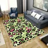 Carpets Carpet Modern Living Room Leopard Flannel Rug Fashion Yellow Brown Rectangle Home Bedroom Floor Door Mat Kitchen Area