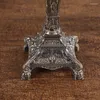 Kerzenhalter, antike Bronze, Kandelaber aus Metall, 5-armiger Ständer, Tischdekoration für Hochzeiten, Event-Dekoration