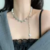 Chaînes WeSparking EMO Perles réfléchissantes Amour Couture Collier Clé Conception Pendentif Pour Femmes Articles