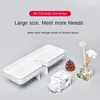 Christmas Decorations White Bathroom Shower Rod Punch-Free Storage Rack Nail-Free Induction Tray
