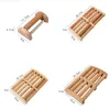 Party Gift Wood 3/6 Rad Foot Massager Pain Stress Relief Shiatsu Roller Foot Care Massager Roller Heath Therapy Relax Massager