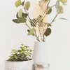 装飾的な花の葉の装飾パームリーフ人工偽のフェイクパーティートロピカルホームデコレーションウェディングフローラルジャングル家庭用茎シルク