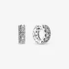Gerçek 925 Gümüş Moda Orijinal Pandora Logo Kadın Mücevher Hediyeleri ile Yüksek Kaliteli Küpeler Ücretsiz Kargo