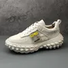 Kleiderpartystil europäische Hochzeitsschuhe Mode Canvas atmungsaktiven Schnüren -up Sport lässig Sneakers rund Zeh Dicke Boden 5437