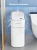 Waste Bins JOYBOS Home Smart Sensor Bin Automatic Adsorption Garbage Bag Kitchen Bathroom Bedroom Special Automatic Induction Trash Can 230221