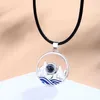 Pendant Necklaces Fashion Necklace Sole Memory Couple Romantic Sweet Gift Ocean Mountain Vows Clavicle Chain Female Valentine's Day