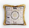 Luxury Pillow Case Designer Horse Carriage Print Home Pillow Cover