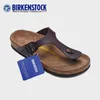 مصنع المصنع النعال بيركينستوكس ألمانيا النعال البوكس Gizeh Boken Flip Flop Toe Cork Men and Women's Beach Sandals