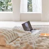 Koc toskańskie imitacja futro na zimowe luksusowe ciepło super basowe łóżka wysoka ciepła sofa 230221