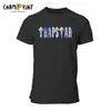 T-Shirts Masculinas Fun Trapstar London TShirt Men Round Neck Cotton T-Shirt Trap Music Tees de Manga Curta Roupa Nova Chegada Z0221