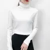 女性用セーターデュドゥイハイネックブラックセーターボトムリング女性スタイル2023外国人肥厚スリムニット