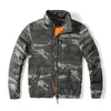 Men's Jackets Camouflage Winter Men's Thick Cotton Puffer Coats Outdoor Casual Plush Warm Down Overcoat For Male