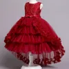 Robes de fille Nouvelle robe de princesse en dentelle de bébé de haute qualité pour fille élégante robe de fête d'anniversaire robe de fille vêtements de noël de bébé fille 3-12 ans W0314