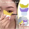 Makeup Tools Mtifunction Eyes Mascara Eyeliner Auxiliary Guard Tool Eyeshadow Angle Eye Aid Eyelash Drop Delivery Health Beauty Dhxkk