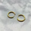 Hoop Earrings Golden Earring Gold Plated Fashion Jewelry For Women Personalized Design Holiday Gift Accessori 2023