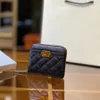 Cartera de diseñador Monedero de marca de lujo Carteras con una sola cremallera Bolsos de mujer Bolsos de cuero real Bolsos de dama a cuadros Equipaje de lona por marca w237 060