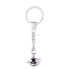 Keychains Lanyards Wholesale Metal Key Ring With Chain Flat Lobster Clasp Mix Designs Pendant Jewelry Drop Deli Dhe8P