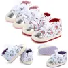 First Walkers Cute Spring Floral Baby Girl Shoes Lace Toddler