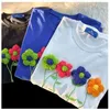 Koszulki damskie T-shirty Kobiety 2023 Summer Korean Sweet Flowon Tops Bottle Casual Short O-Neck Loose TEE TEE LADILIKE