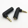 3.5mm Male to Female Audio Connectors 90 Degree Right Angled Adapter Audio Jack Stereo Plug Connector AUX Converter