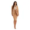 Office lady kjol kostymer smal passform till brudkl￤dseln blazer kv￤llsfest g￤st slitage 2 stycken