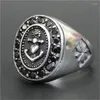 Cluster Ringen 3 stks/partij Snelle Maat 7-13 Crystal Anker Ring 316L Rvs Man Jongen Topkwaliteit