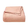 Nouveau-né gaufré tricoté couverture bébé Wrap mousseline Swaddle couvertures doux respirant enfants couette bébé accessoires né trucs