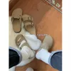 Slippers Factory Designer Birkinstocks Boken Baotou slippers for women wearing half a pair of autumn Korean version big head ugly cute winter versatile