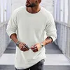 Men's Sweaters Knit Sweater Men Clothes Autumn Winter KALENMOS O Neck Long Slevee Pullovers Tops Loose Streetwear Harajuku Chic Mens