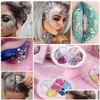 Oogschaduw cmaadu 7 kleur glitter oogschaduw poeder poeder gezicht body glans gel festival feest make -up waterdichte cosmetische druppel deli dhdmk