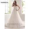 Party Dresses Roddrsya Luxury Boho Wedding Dress for 2023 Sweetheart Sleeveless Off the Shoulder Bridal Clow med Button Robe de 230221