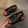 Sandalen zomer kinderen jongens baby glijbanen sandalen kinderen witte zwart strand slippers schoenen r230220