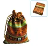 Opbergtassen 10 stks Boheemse katoenen sieraden Ethnic Gift Strip Tribal Tribe Drawstring Christmas Pouches 9,5 12 cm feesttas