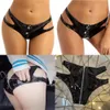 Women's Short Sexy Faux Leather black interest charm YF049294 230220