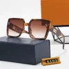 Lousis Männer Brand Brille LVSE Luis Luxusdesigner Sonnenbrille Lvlies Klassische Blume Hollow Letter Vuitonly Sonnenbrille für Frauen Drivi 7845