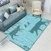 Carpets Home Anti-slip Flannel For Living Room Modern Wood Grain Striped Area Rugs Large Floor Mat Decoration Tapis Salon