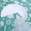 Table Cloth Cotton Linen Fabric Rectangle Tablecloth Kitchenware Pattern Home Dining Room Cover