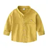 Enfants chemises garçons chemises printemps automne à manches longues enfant en bas âge enfants chemise vêtements pour bébé hauts enfants chemises 230220