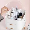 Storage Boxes Bins Large Capacity Cosmetic Box Waterproof Dustproof Bathroom Desktop Beauty Makeup Organizer Skin Care Drawer 230221