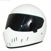 Motorradhelme Japanischer Helm Moto Vollgesichts Vintage Fiberglas Zubehör Lokomotive Elektroauto Roller Sicherheit