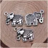 Charms voor sieraden maken kit hanger diy accessoires schattige olifant charms drop levering 202 dhext