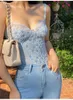 T-shirts pour femmes Daisy Lace Wears A Tube Top Outside Sweet Spicy Camisole Inside Evening Elegantes For Women Summer Aesthetic Y2k Kawaii