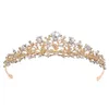 Tiaras Baroque Bridal Crown Princess Tiaras Diodem Wedding Hair Bejdia panna młoda Ozdoby PROM Girls HEDDRESS Akcesoria Z0220