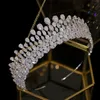 Tiaras Neue Braut Tiara Kristall Kopfschmuck Hochzeit Haarschmuck Voller Zirkon Kronen Stirnband Hochzeit Schmuck Kronen Für Frauen Z0220