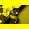 Polshorloges Kat-Wach Heren Business Watches Chronograph Analog Quartz Watch Date Luminous Hands Waterdichte siliconen rubberen band pols