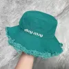 Wysokiej jakości kapelusz słoneczny Summer szerokie czapki karczowe kobiety kubełko czapki czapki czaszki czaszki