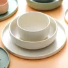 Tigelas tigelas de tabela de cerâmica Conjunto de tabela de celebridades da internet ramen salada bife