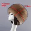 Beanies Beanie/Skull Caps Colors Cute Tail Thick Windproof Fluffy Faux Fur Hats Warm Soft All-match Spring Autumn Winter Ski Travel Hiking