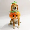 犬のアパレルカボチャのコスチュームハロウィーン衣装小犬用面白い服チワワフーディーズコスプレスーツ